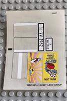 Lego Sculptures STICKER SHEET 1 ONLY for 10220 Volkswagen T1 Camper Van (VW Bus)