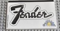Lego Ideas STICKER SHEET 2 ONLY for lego set 21329 Fender Stratocaster - RARE
