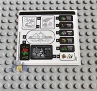 Lego Friends STICKER SHEET ONLY for Lego set 41757 Botanical Garden