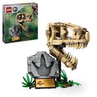 LEGO Jurassic World Dinosaur Fossils: T. rex Skull Toy for 9 Plus Year Old Boys,