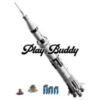 NASA Apollo Saturn V Space Rocket (92176) 1969PCS Building Blocks