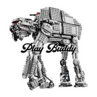 First Order Heavy Assault Walker (75189) 1376PCS Building Blocks w/ 5 Figures