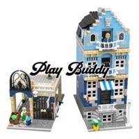 Market Street Creator Building Blocks 1250PCS w/ 3 Figures (10190) ABS Kit