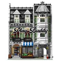 Green Grocer Creator Building Blocks 2352PCS w/ 4 Figures (10185) ABS Kit