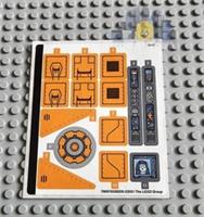 Lego Super Heroes Marvel STICKER SHEET ONLY for set 76193 The Guardians Ship