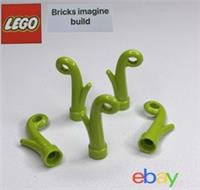 5 x Lego grass (15279 / 31576) Lime green - Plants - City Builds - 14C