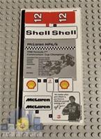 Lego Creator Expert Icons STICKER SHEET for 10330 McLaren MP4/4 & Ayrton Senna