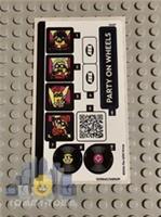 Lego Despicable Me STICKER SHEET ONLY for set 75581 Minions' Music Party Bus