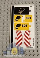 Lego City STICKER SHEET ONLY for Lego set 60420 Yellow Construction Excavator