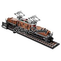 Crocodile Locomotive (10277) 1271PCS Building Blocks w/ 2 Figures