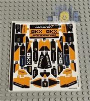 Lego Speed Champions STICKER SHEET ONLY for 77251 McLaren F1 Team MCL38 Race Car