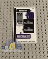 Lego Harry Potter STICKER SHEET ONLY for Lego Set 75957 The Knight Bus