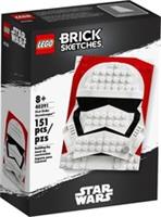 Lego Brick Sketches. Star Wars First Order Stormtrooper. 40391 BNIB (Retired)