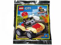 Lego City Clemmons Fireman with Fire Quad 952009 Foil pack BNIP