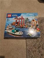 LEGO CITY: Seaside Harbour with Cargo Ship (60422) Sealed Damage To Box