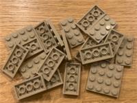 20 LEGO brand new dark tan 4267874 PLATE 2X4 Star Wars Batman Marvel lot 75412