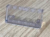 1 original LEGO clear translucent 6245195: WINDSCREEN 2X6X2 transparent city