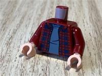 LEGO Star Wars part - 6480152 MINI FIGURE TORSO NO. 6992 HARRY POTTER DARK RED