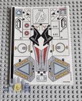 Lego Super Heroes STICKER SHEET ONLY for 76325 Avengers: Age of Ultron Quinjet