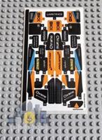 Lego Speed Champions STICKER SHEET for set 76919 2023 McLaren Formula 1 Race Car