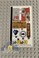 Lego Jurassic World STICKER SHEET ONLY for Lego set 76958 Dilophosaurus Ambush