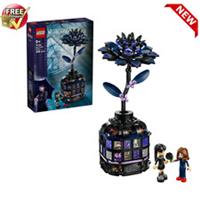 LEGO Wednesday Black Dahlia Flower Toy - Opening Play and Display Model 76784