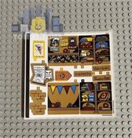 Lego Harry Potter STICKER SHEET 1 76452 Quidditch Supplies & Ice Cream Parlour