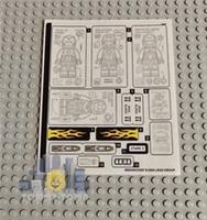 Lego Super Heroes STICKER SHEET ONLY for Lego set 76167 Iron Man Armoury