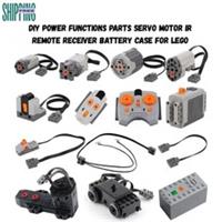 DIY Power Functions Parts Servo Motor IR Remote Receiver Battery Case for Lego
