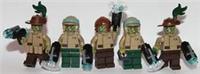 LEGO STAR WARS original PARTS - 5 REBEL TROOPER - alliance ARMY my design