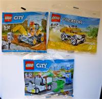 Lego City 30312 and 30313 and Lego Lego Creator 30283 - All Sealed In Plastic