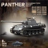 1180pcs Panther Tank Brick Model - World War Two