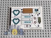 Lego Friends STICKER SHEET ONLY for Lego set 41378 Dolphins Rescue Mission