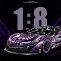 McLaren 765LT GTR-Stil Bausatz Bausteine Building Set | 1:8 | +3568pcs | Technic