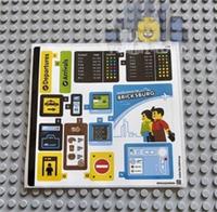 Lego City STICKER SHEET ONLY for Lego set 60502 Airport with Airplane