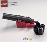 1 x Lego Firing Cannon With Red Base Carriage - 29978, 2527 - Modern - Ship -16A