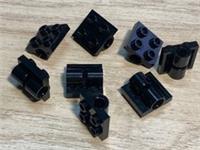 8 LEGO parts lot 281726 TECHNIC DOUB. BEARING PL 2X2 PLATE BLACK NINJAGO BATMAN