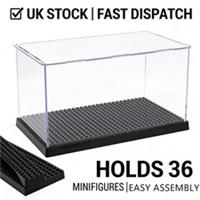 3 Tier Acrylic Display Case for Lego Minifigures Storage Dust Proof UK Stock