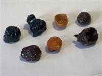LEGO ORIGINAL PARTS - 7 X HAIR WIG MALE FEMALE NINJAGO MARVEL HARRY POTTER