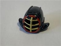 LEGO ORIGINAL PART 1 KENDO MASK BLACK GOLD GRILL NINJAGO RARE HEADGEAR HELMET