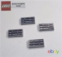 4 x LEGO Computer PRINTED 1x2 TILE, Vehicle Control Panel , 3069 - 15C