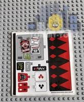 The Lego Batman Movie STICKER SHEET for Set 70921 Harley Quinn Cannonball Attack