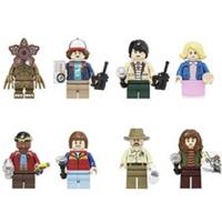 Stranger Things Custom Lego Minifigures 8PCS Dustin Mike Eleven Hopper Set