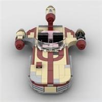 300Pcs MOC Star Wars Luke Skywalkers Landspeeder Model Toys Building Blocks Set