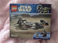 LEGO Star Wars 75436 The Mandalorian & Grogu's Speeder Bike Age 6+ 58pcs