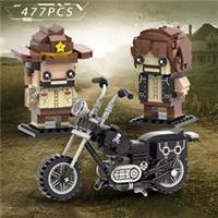 Custom Lego The Walking Dead Rick Grimes Daryl Dixon Figure Bundle 477pcs Toy