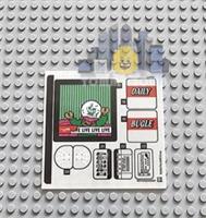 Lego Super Heroes STICKER SHEET 2 76342 Spider-Man vs Mysterio: The Daily Bugle