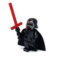 Custom LEGO Kylo Ren Mini Figure Star Wars Sith Lord First Order With Lightsaber