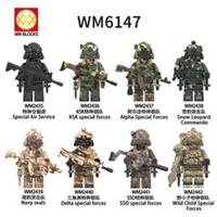 Custom LEGO Call of Duty Special Forces Mini Figures x8 SAS Navy SEALs Bundle