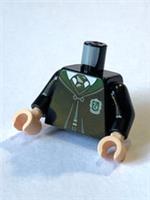 LEGO GENUINE minifigure DRACO MALFOY TORSO black Harry Potter